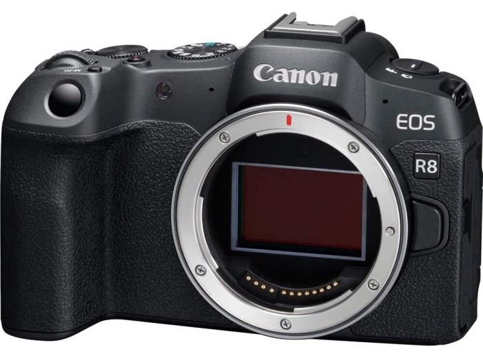 Canon EOS R8 Mirrorless Camera | 24.2MP Full Frame Sensor 4K 60p Video | Compact Lightweight Hybrid Camera for Travel and Content (5803C002) + Canon RF 24-105mm Lens + 64GB Card + Bag
