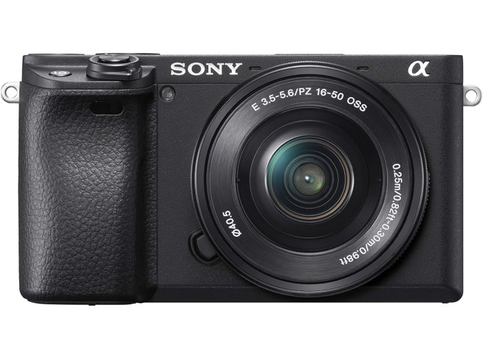Sony Alpha a6400 Mirrorless Camera: Compact APS-C Interchangeable Lens Digital Camera with Real-Time Eye Auto Focus, 4K Video, Flip Screen & 16-50mm Lens - E Mount Compatible - ILCE-6400L/B, Black