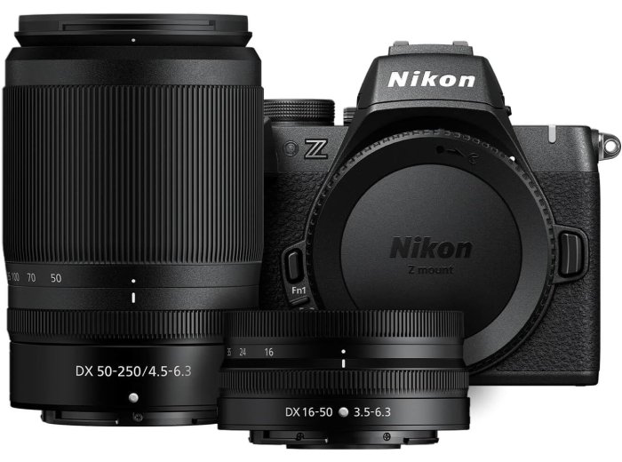 Nikon Z50 II with Two Lenses | Compact mirrorless Stills/Video Camera with Easy Color presets and Wireless Photo Sharing | USA Model