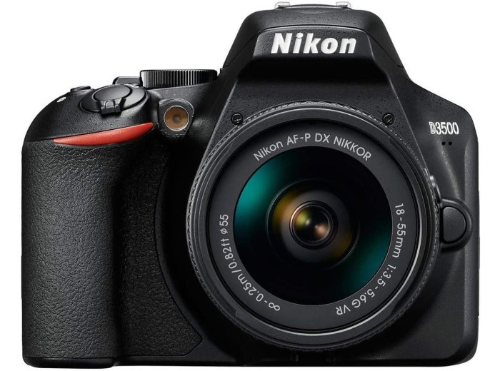 Nikon D3500 W/ AF-P DX NIKKOR 18-55mm f/3.5-5.6G VR Black