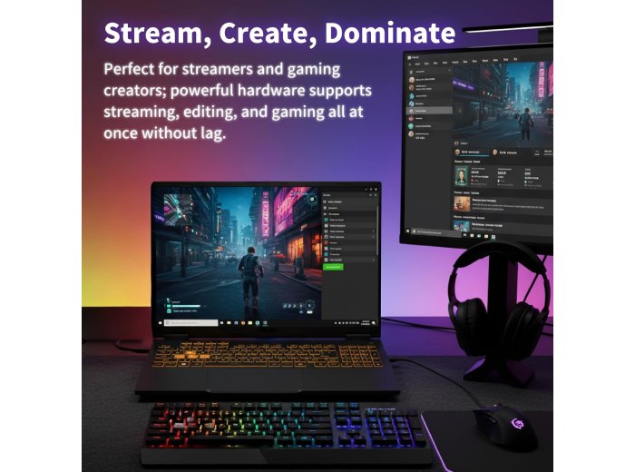 ASUS 2025 TUF-F16 Gaming Laptop | Intel 16 Core i7-14650HX | NVIDIA GeForce RTX 5060| 16" FHD+ 165Hz Display 300 nits | Windows 11 Pro | WiFi 6E | 64GB DDR5 RAM, 2TB SSD | Backlit Keyboard