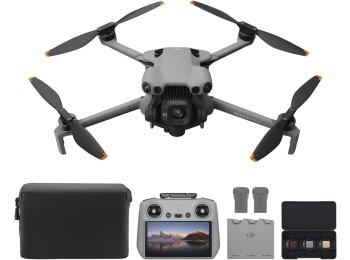 DJI Mini 5 Pro Fly More Combo Plus with DJI RC 2, Drone with Camera, 1-Inch CMOS, 4K Drone for Beginners, Obstacle Sensing, ActiveTrack 360°, 225° Gimbal Rotation, Extended Battery Life