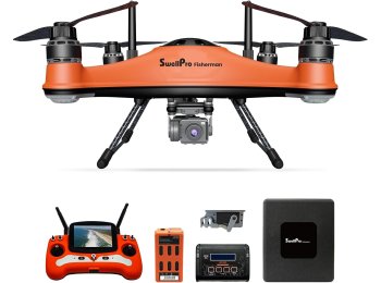 SwellPro Fisherman FD3 Advanced Fishing Drone with Bait Release, 4K Camera