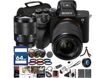Sony α7 IV Mirrorless Camera 28-70mm & FE 24-70mm Dual Lens Bundle