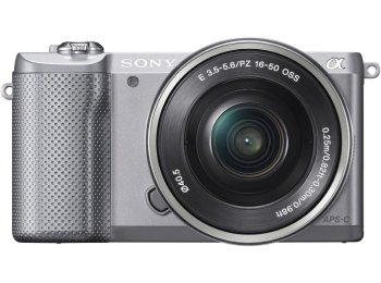 Sony Alpha a5000 Mirrorless Digital Camera with 16-50mm OSS Lens (Silver)