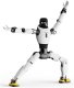 AGIBOT X2 Smart AI Robot Assistant, Intelligent Home Companion with Voice Interaction, Motion Control, HD Camera, Smart Navigation, Rechargeable Educational Robot for Home & Office