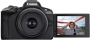 Canon EOS R50 Mirrorless Camera with 18-45mm & 50mm Double Lens Bundle