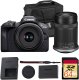 Canon EOS R100 Mirrorless Camera with 18-45mm & 55-210mm Double Lens Bundle