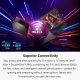 Acer Nitro V 16" WUXGA 165Hz Gaming Laptop - NVIDIA GeForce RTX 5050 - Intel Core 7 240H Processor - 32GB DDR5 2TB SSD - Backlit KB Wi-Fi6E Bluetooth Win11 Obsidian Black - w/USB Hub - W/GaLiMu